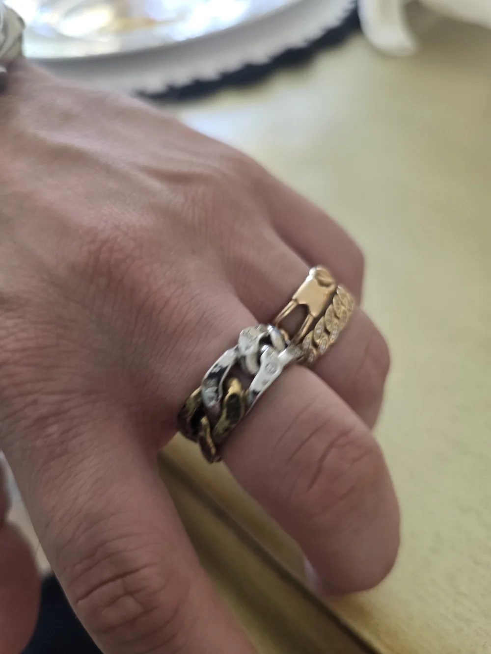 Vuitton  Chain Cuban Link Ring - Women Jewelry